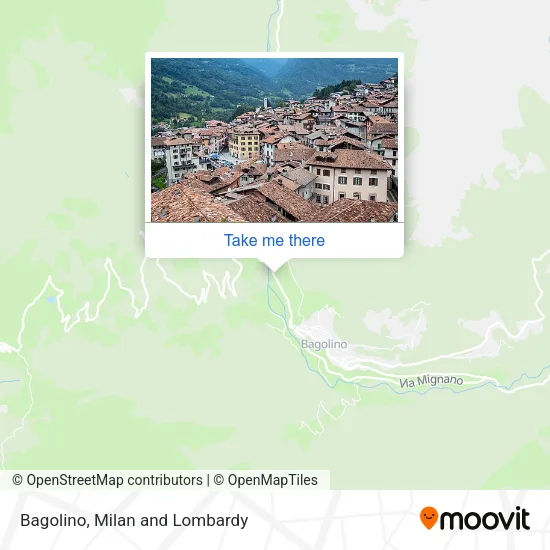Bagolino map