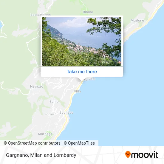 Gargnano map