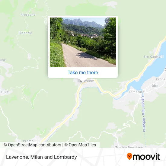 Lavenone map