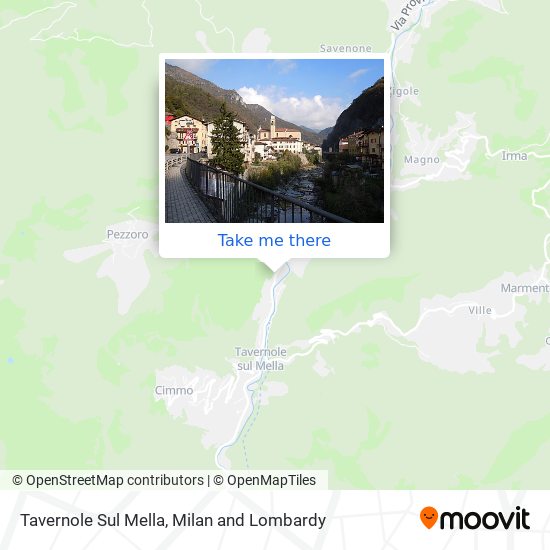 Tavernole Sul Mella map