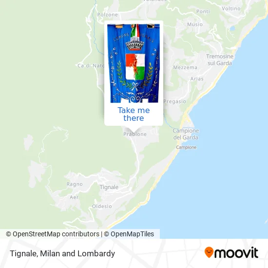 Tignale map