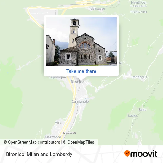 Bironico map