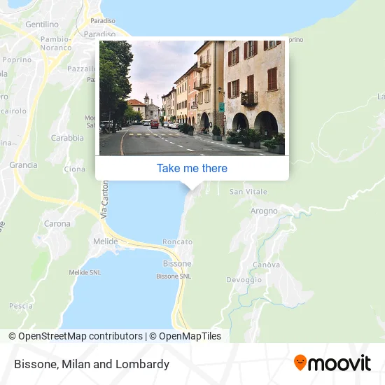 Bissone map