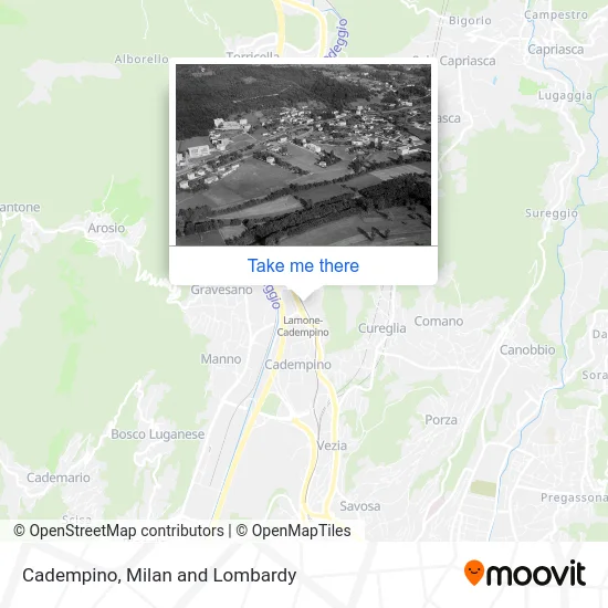 Cadempino map