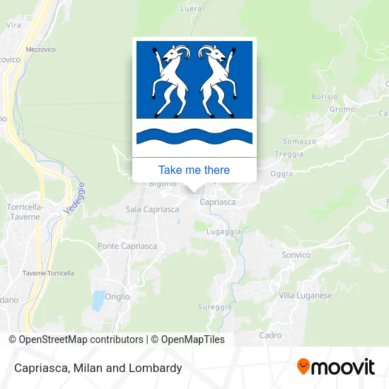 Capriasca map