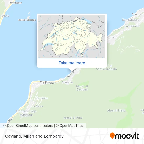 Caviano map