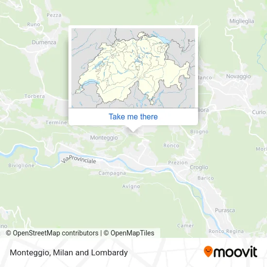 Monteggio map