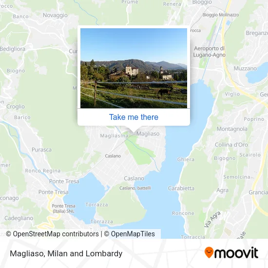 Magliaso map