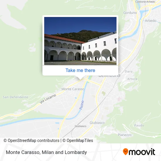 Monte Carasso map