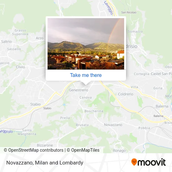 Novazzano map
