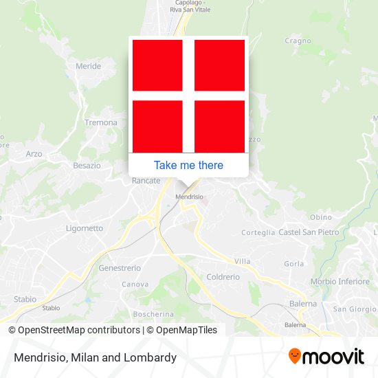 Mendrisio map