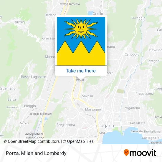 Porza map