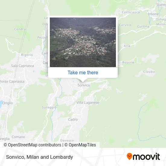 Sonvico map