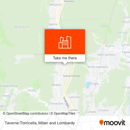 Taverne-Torricella map