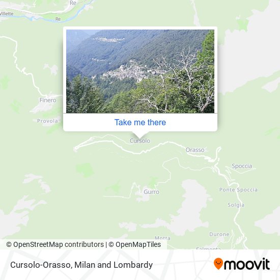 Cursolo-Orasso map