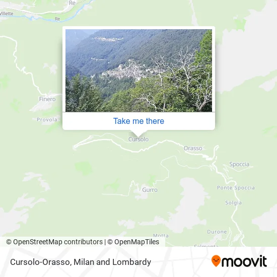 Cursolo-Orasso map