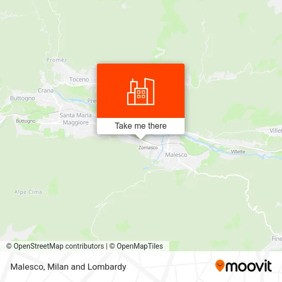 Malesco map