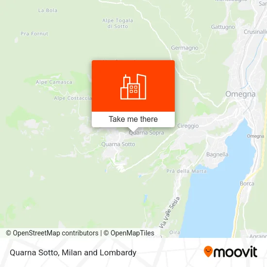 Quarna Sotto map