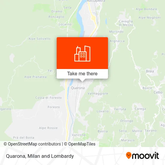 Quarona map