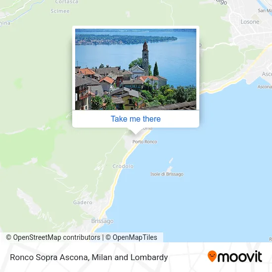 Ronco Sopra Ascona map