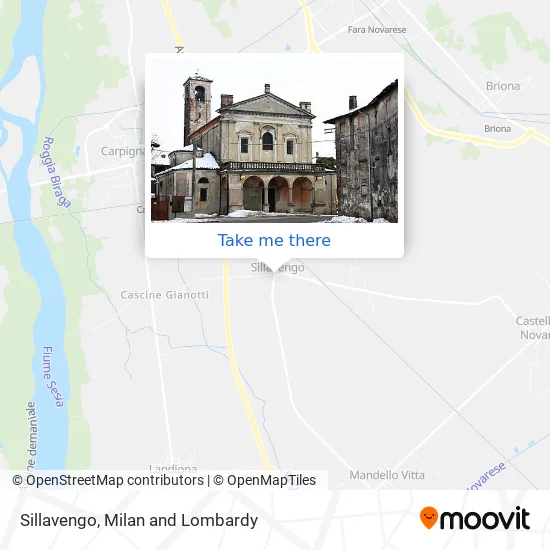 Sillavengo map