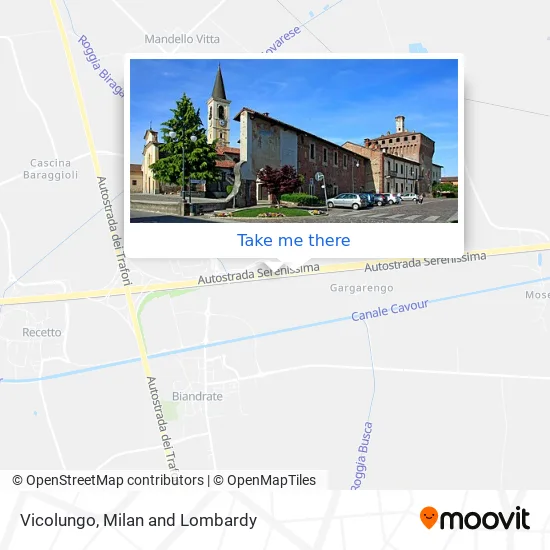 Vicolungo map