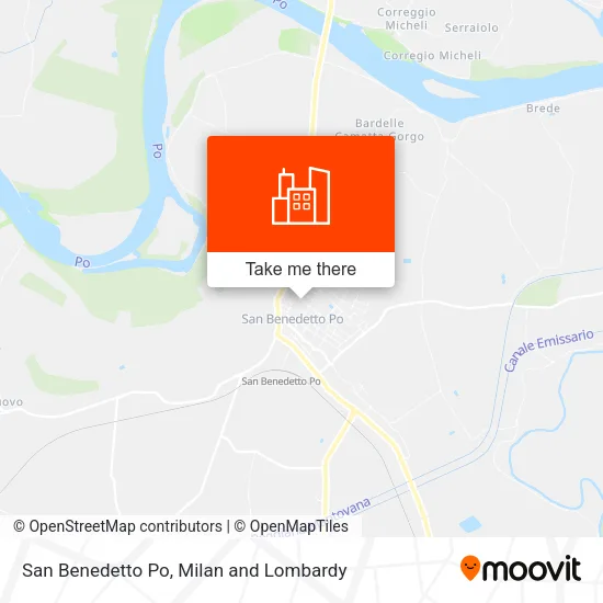 San Benedetto Po map
