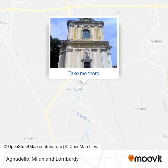 Agnadello map