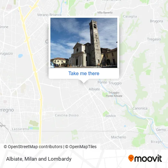 Albiate map