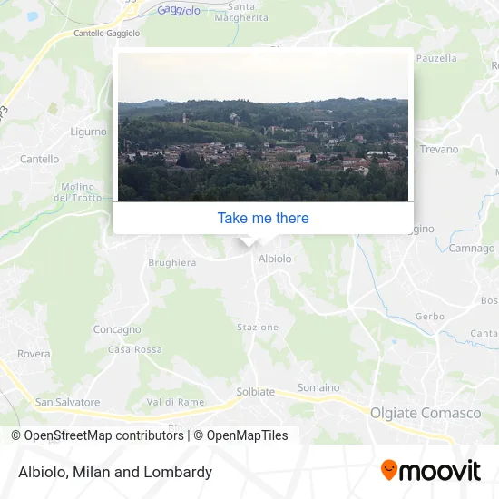 Albiolo map