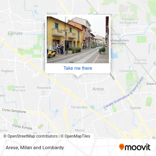 Arese map