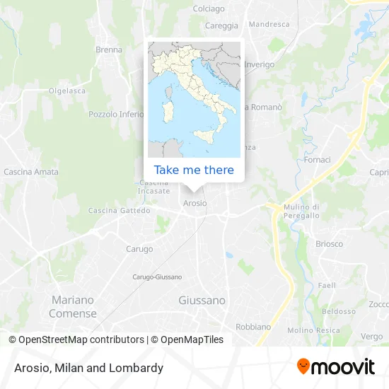 Arosio map
