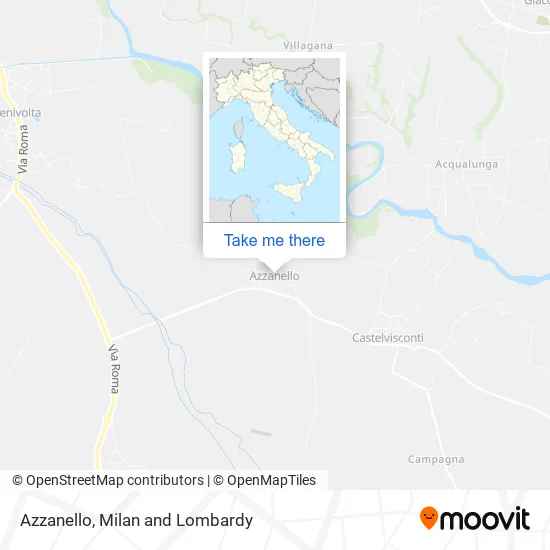Azzanello map