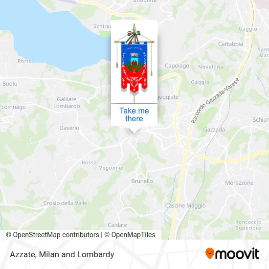 Azzate map