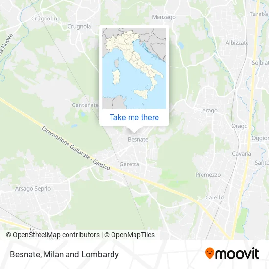 Besnate map