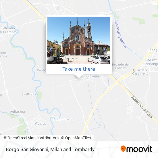 Borgo San Giovanni map