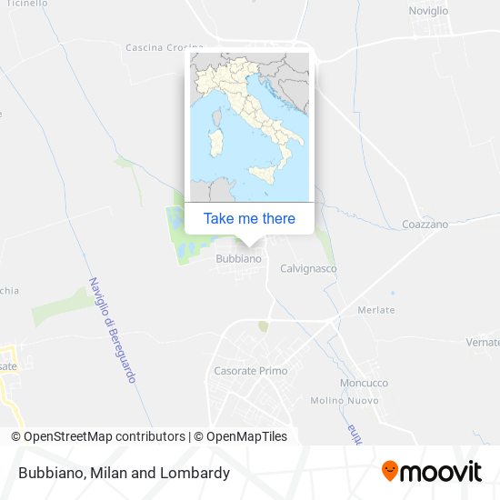 Bubbiano map