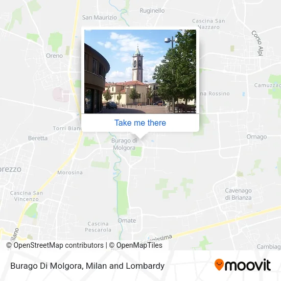 Burago Di Molgora map