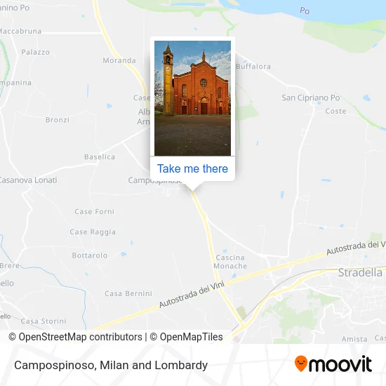 Campospinoso map