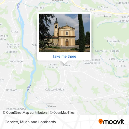Carvico map