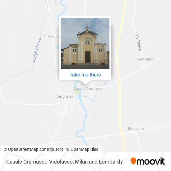 Casale Cremasco-Vidolasco map
