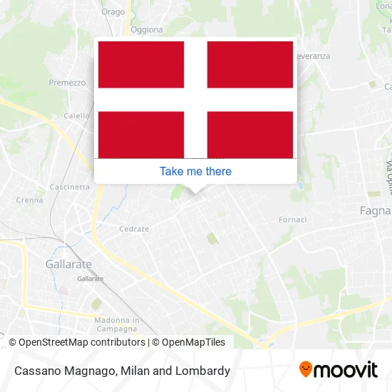 Cassano Magnago map