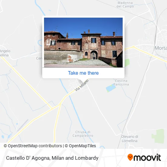 Castello D' Agogna map