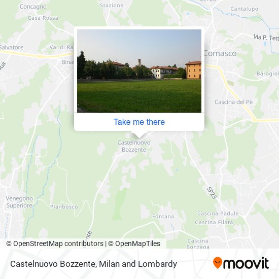 Castelnuovo Bozzente map