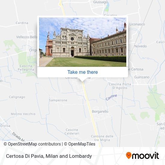 Certosa Di Pavia map
