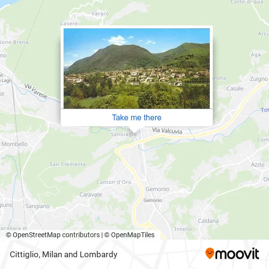 Cittiglio map
