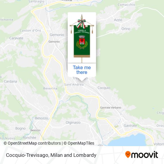 Cocquio-Trevisago map