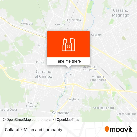 Gallarate map