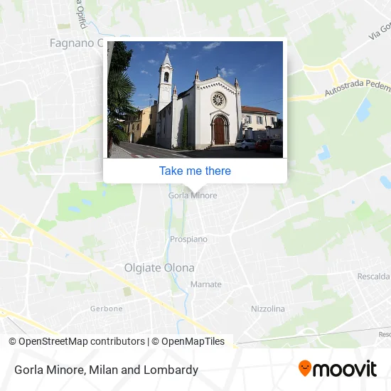 Gorla Minore map