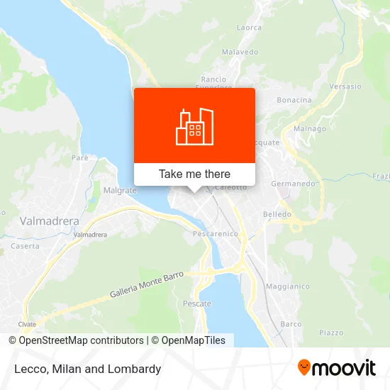 Lecco map